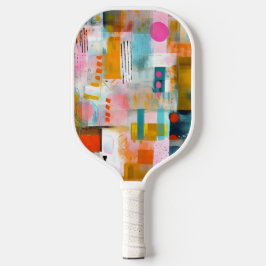 Palas De Pickleball Rosa abstracto moderno