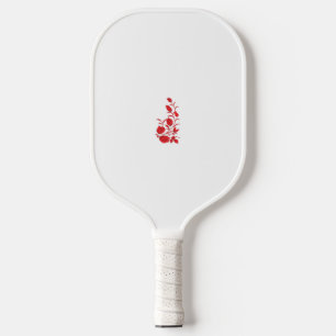 Palas De Pickleball Rosa Madder, diseño floral de Thunderbird
