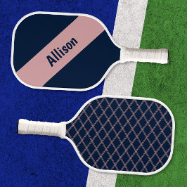 Palas De Pickleball Rosa perrito en remo de pelota de fusilería con no