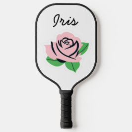 Palas De Pickleball Rosa Rosa Nombre Personalizable