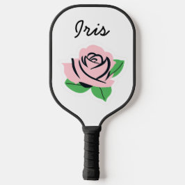Palas De Pickleball Rosa Rosa Nombre Personalizable