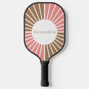 Palas De Pickleball Rosa y marrón personalizados