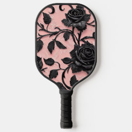 Palas De Pickleball Rosas góticos negros