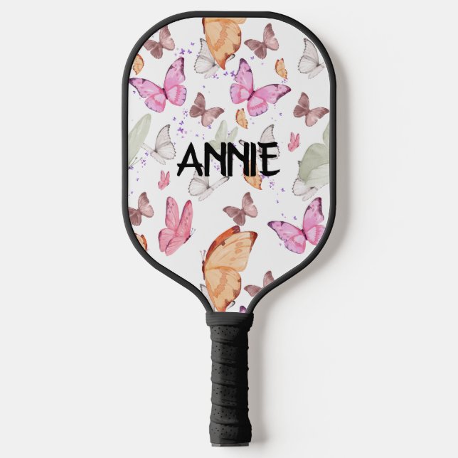 Palas De Pickleball rose gold butterfly (Anverso)
