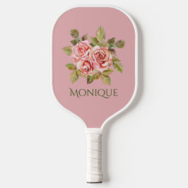 Palas De Pickleball Roses rosadas de bonito personalizadas