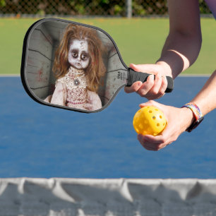 Palas De Pickleball Rostro pálido de la muñeca espeluznante de Slipper