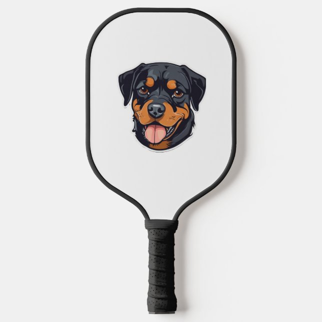 Palas De Pickleball Rottweiler Romp de los cachorros a los socios de P (Anverso)
