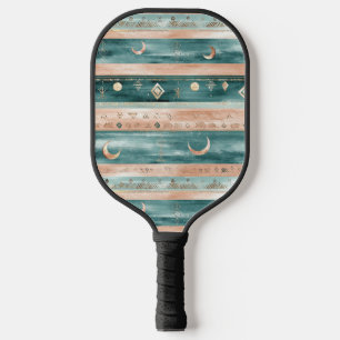 Palas De Pickleball Rústico Celestial Raya Luna Sol Terroso (9)