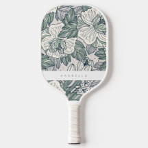 Sage Green Abstract Floral Paddle