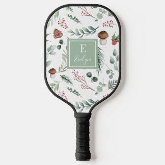 Palas De Pickleball Sage Green Holiday Personalized