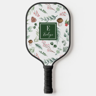 Palas De Pickleball Sage Green Holiday Personalized