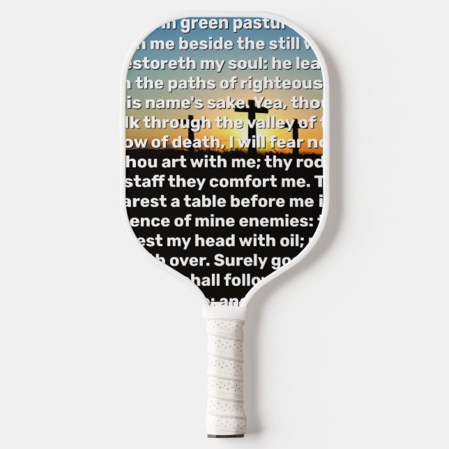 Palas De Pickleball Salmo de tres cruces 23 Sunset (Anverso)