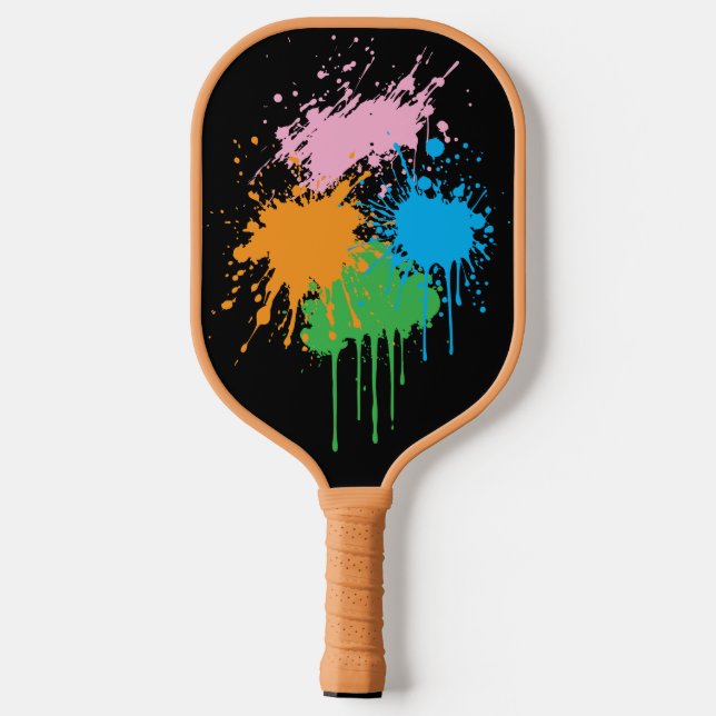 Palas De Pickleball Salpicaduras de pintura  (Reverso )