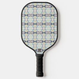 Palas De Pickleball Salty Watercolor Pastel Colors On Cloud White