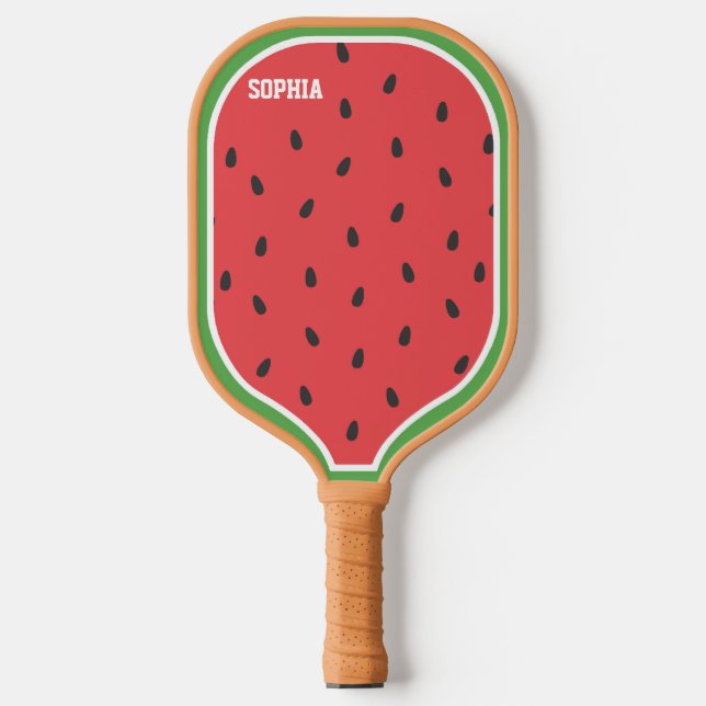 Palas De Pickleball sandía de verano personalizada (Anverso)