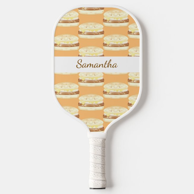 Palas De Pickleball Sandwich De Salchicha, Huevo Y Queso (Anverso)