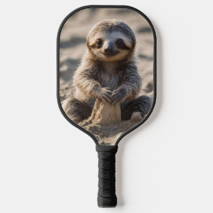 Palas De Pickleball Sandy Shores : Baby Sloth Building Sand Castles,