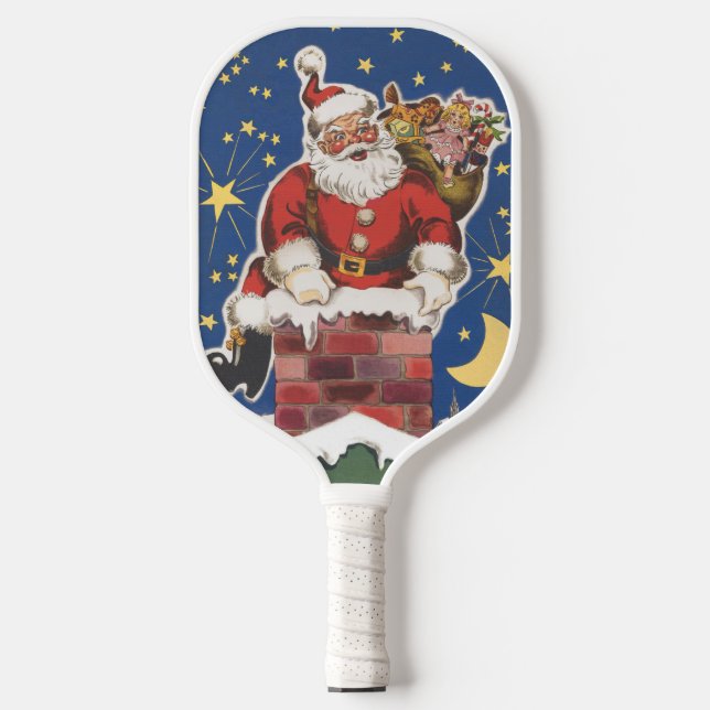 Palas De Pickleball Santa Claus antiguo, Era la Noche Antes de Navidad (Anverso)