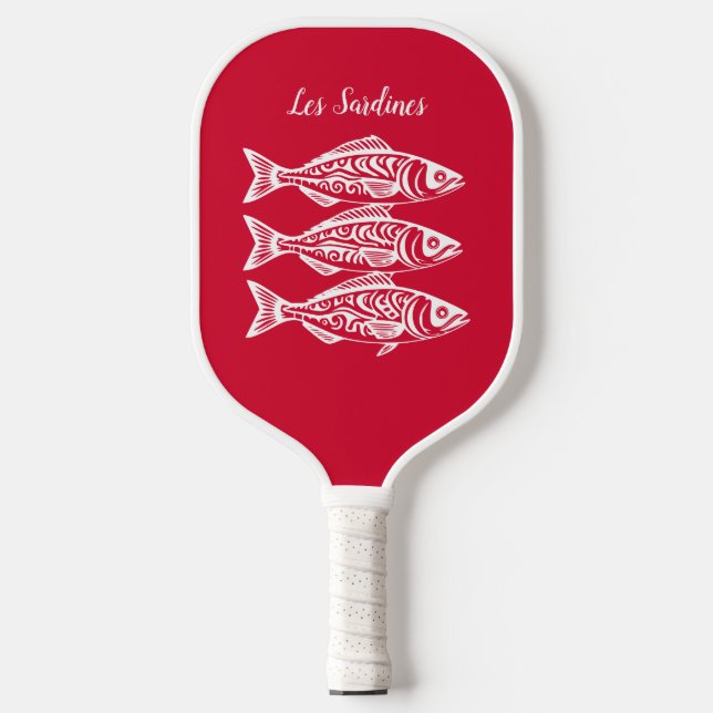 Palas De Pickleball Sardinas-Cherry Red Hawaiian (Anverso)