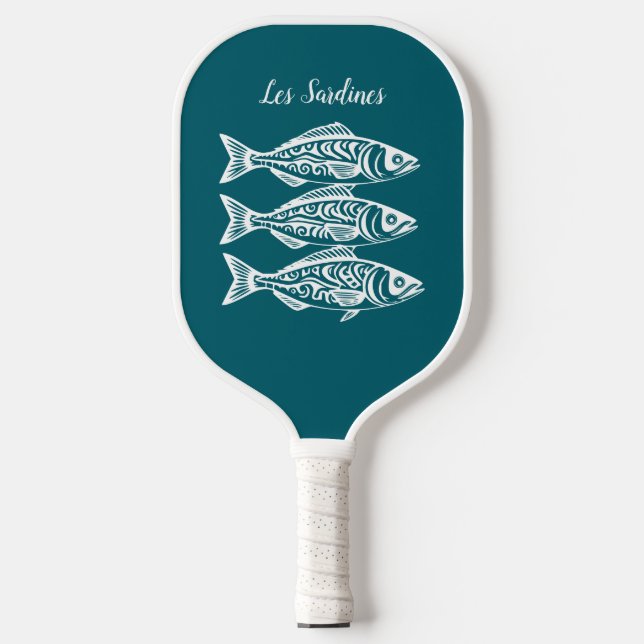 Palas De Pickleball Sardinas-Hawai Verde azulado (Anverso)