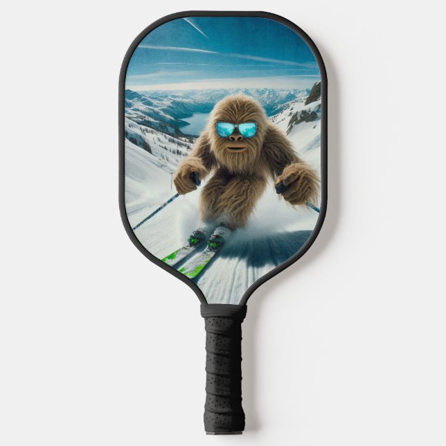 Palas De Pickleball Sasquatch el esquiador (Anverso)