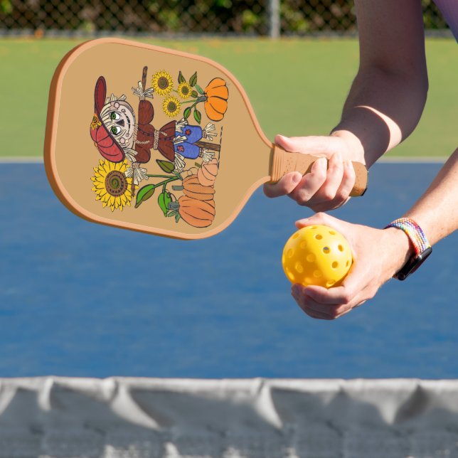 Palas De Pickleball Scarecrow Super Cute (in situ)