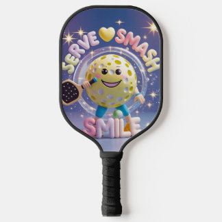 Palas De Pickleball Servir. Fragmento. Sonríe. - Cute Kawaii Picklebal