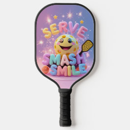 Palas De Pickleball Servir. Fragmento. Sonríe. - Cute Kawaii Picklebal