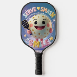 Palas De Pickleball Servir. Fragmento. Sonríe. - Cute Kawaii Picklebal