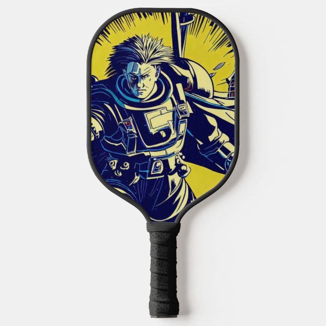 Palas De Pickleball SF Anime Hero - Woodcut (1) (Anverso)