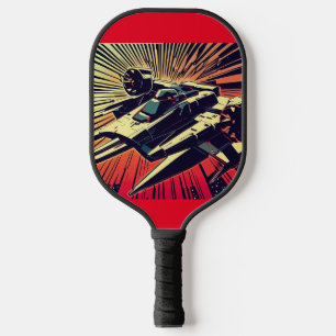 Palas De Pickleball SF Anime Starfighter - Woodcut (1)
