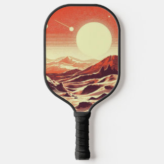 Palas De Pickleball SF Martian Landscape Woodcut (2)