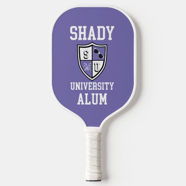 Palas De Pickleball Shady University Alum grad alma mater periwinkle (Anverso)