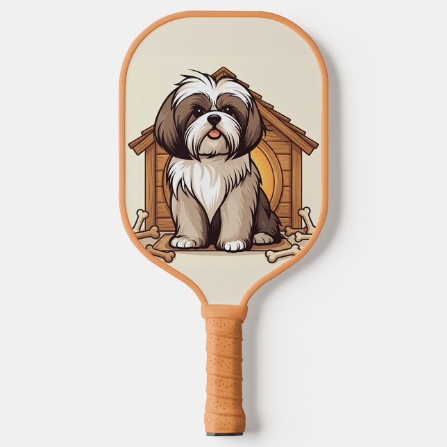 Palas De Pickleball Shih Tzu Art  (Bring a little fun to your game with this adorable Shih Tzu!)