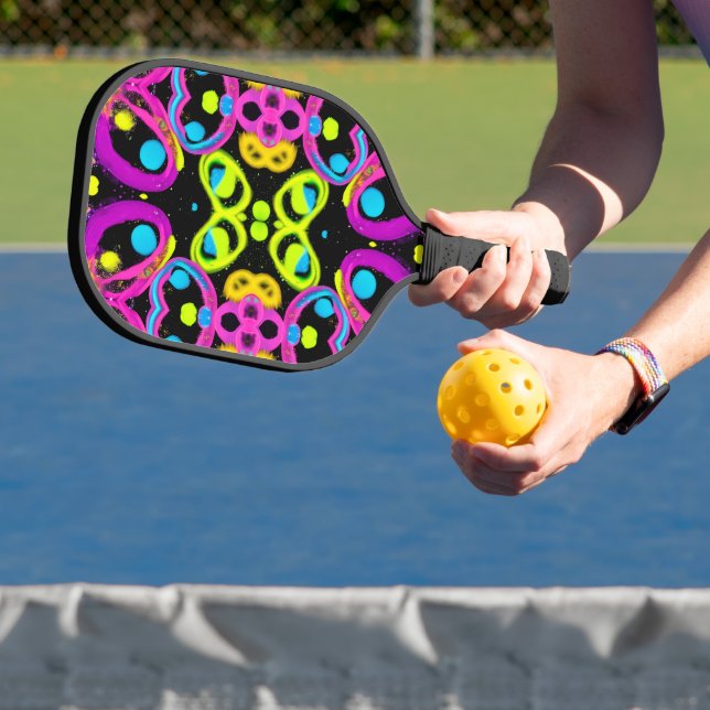 Palas De Pickleball shiny Abstract art (in situ)