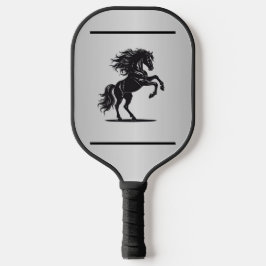 Palas De Pickleball Silver-Embellished Equestrian Pickleball Paddle