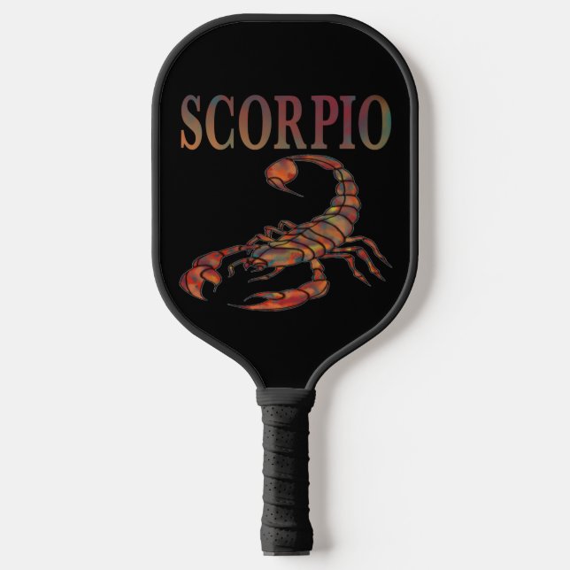 Palas De Pickleball Símbolo de escorpio zodiaco (Anverso)