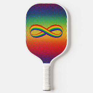 Palas De Pickleball Símbolo infinito de amor arco iris Guay orgullo in