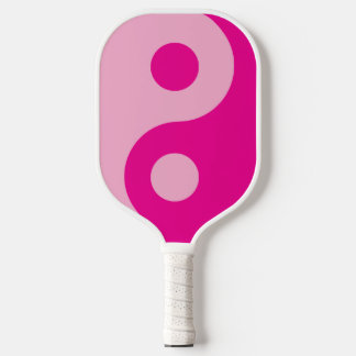 Palas De Pickleball Símbolo Yin Yang rosa claro y caliente