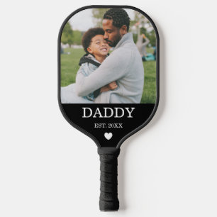 Palas De Pickleball Simple Daddy Est. Foto moderna en negro
