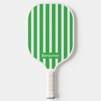 Palas De Pickleball Simple Moderno Texto Personalizado Franja Verde