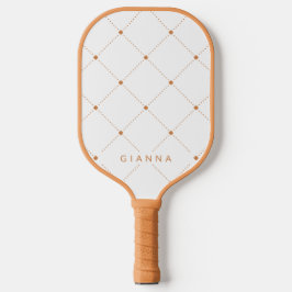 Palas De Pickleball Simple Seless Pattern Tan