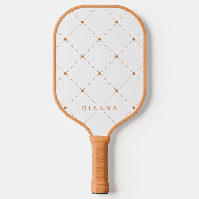 Palas De Pickleball Simple Seless Pattern Tan (Anverso)