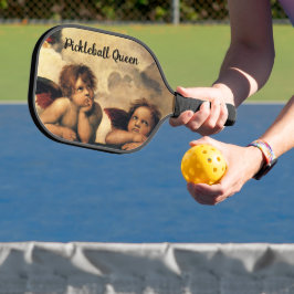 Palas De Pickleball Sistine Madonna Angels por Raphael Sanzio