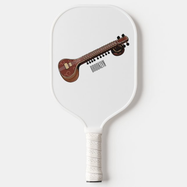 Palas De Pickleball Sitar personalizado ilustracion (Anverso)