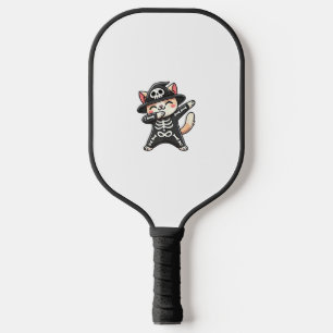 Palas De Pickleball Skeleton Cat Halloween Niños gatos adorables