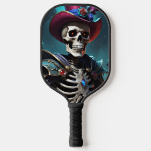 Palas De Pickleball Skeleton, Halloween, Cap, Fantasía, Warrior, Skull