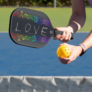 Palas De Pickleball SlipperyJoe ama burbujas rojo naranja amarillo ver
