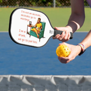 Palas De Pickleball SlipperyJoe socializando a la mujer de la cosecha 