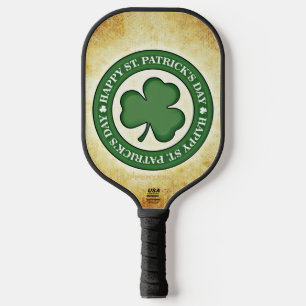 Palas De Pickleball SlipperyJoe's Día de San Patricio brillante trébol